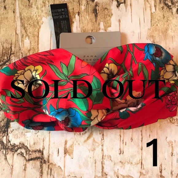 Zara Floral Turban Headband - Picture 2 of 7